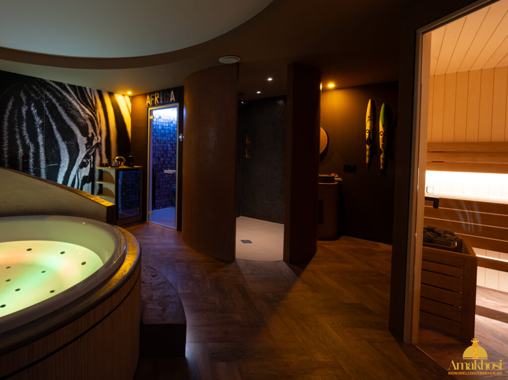 Inloopdouche bij Amakhosi